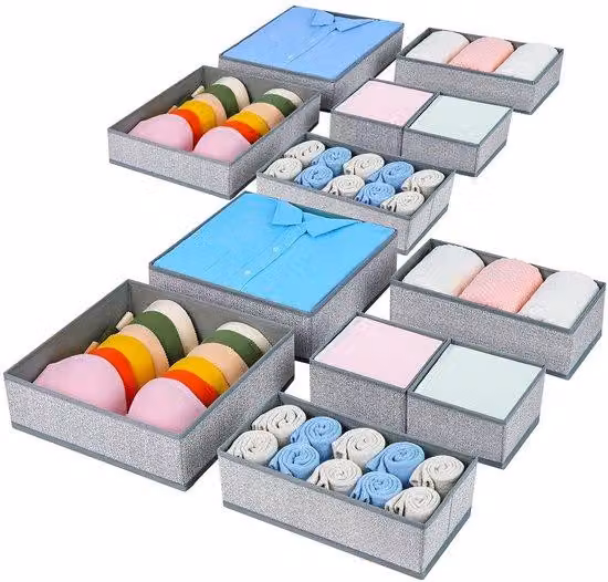 Sistema di archiviazione per cassetti - multifunzionale - set di 12 - resistente