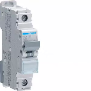 Interruttore Hager LS 1 polo 10kA/15kA C-32A 1M NCN132