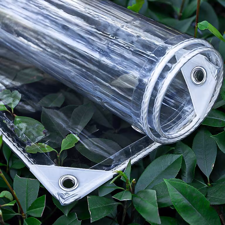 Telo trasparente, resistente al vento, 650 g/m², dimensioni 3x4 metri, per uso esterno