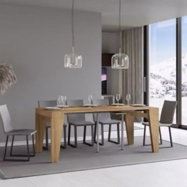 Consolle allungabile 90x40/196 cm Naxy Small quercia natura