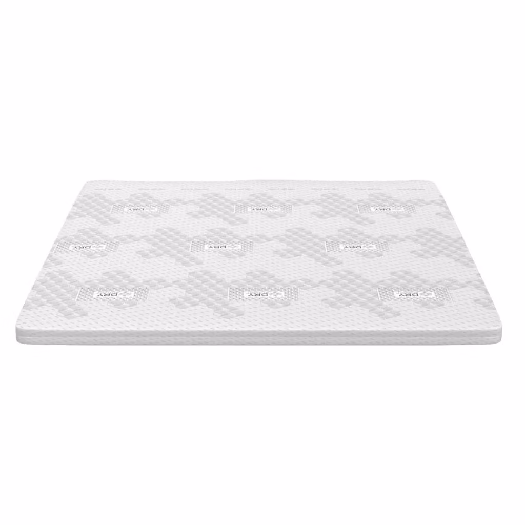 Topper in Memory Foam singolo MIASUITE bianco, altezza: 5 cm, con rivestimento Dry Amicor sfoderabile – 2