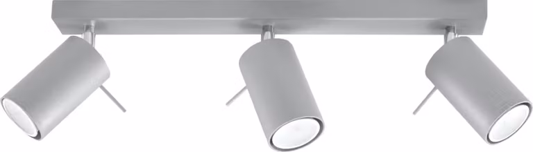 PLAFON MIRAX 3 Lampada a LED grigia di LUMILO