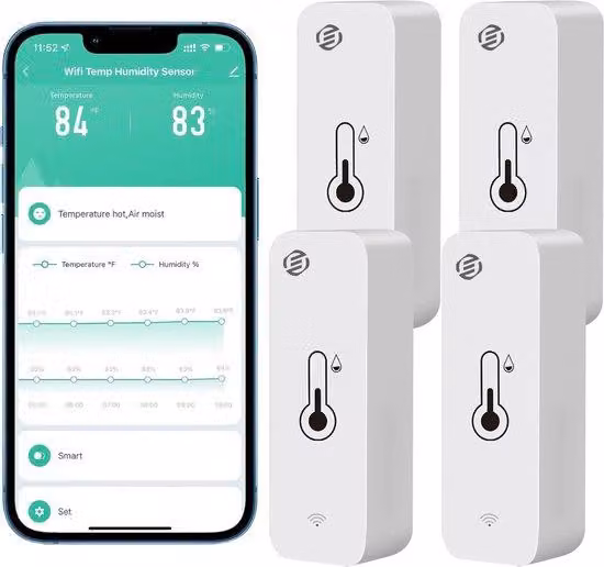 Stazione meteorologica digitale per interni ed esterni con igrometro e termometro