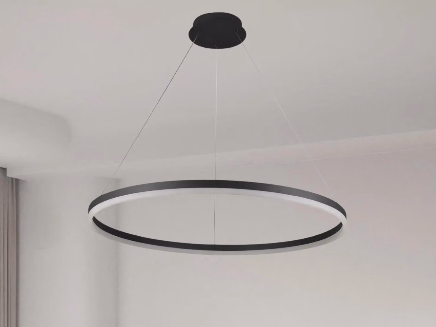 Lampada a sospensione LED con telecomando, 55W - Modello J4309/B