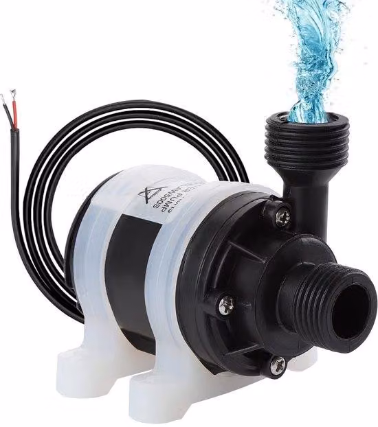 Mini pompe - Pompe sommergibili - Motore senza angolo di coppia - Colore nero - 12V