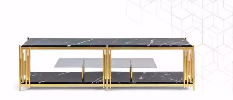 Wohnzimmer TV Staender Modern schwarz Fernseher Ständer Schrank Möbel