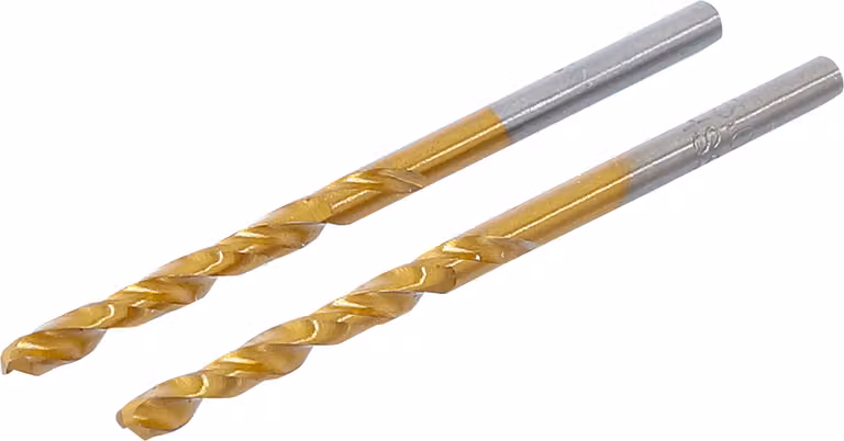 Punta elicoidale BGS HSS-G nitrurato al titanio 3,0 mm, 2 pz. 2 pz