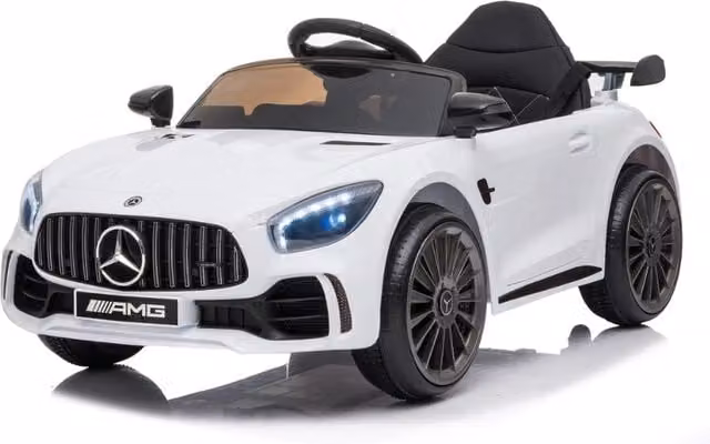 Auto Elettrica per Bambini Mercedes GTR GT-R AMG 12V TECNOBIKE SHOP - Bianco – 1