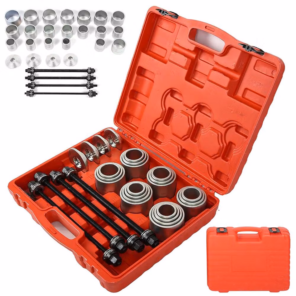 Kit per la rimozione dei cuscinetti delle ruote - Universale, 28 pezzi - 12,5 kg - Acciaio