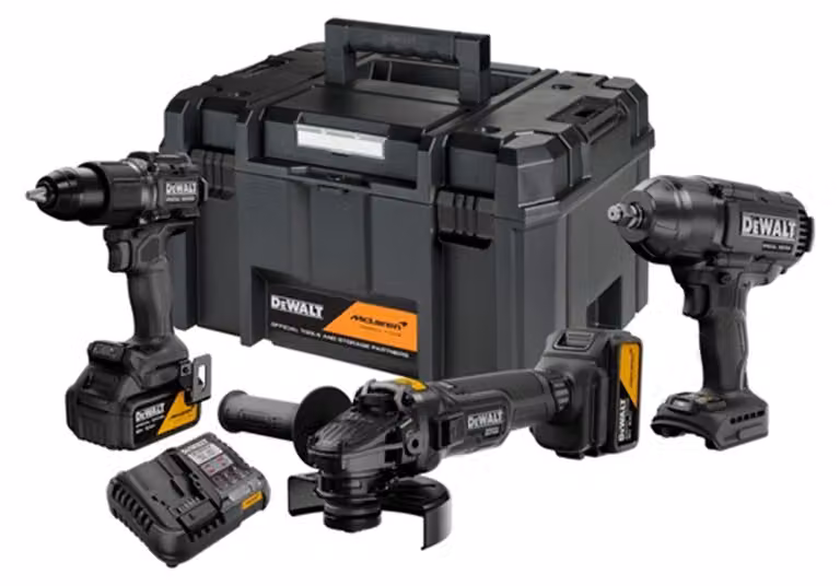 Set di utensili a batteria DeWalt DCK3222MP2T-QW | McLaren | 18 V | 3 utensili | Set di 2 batterie da 5 Ah
