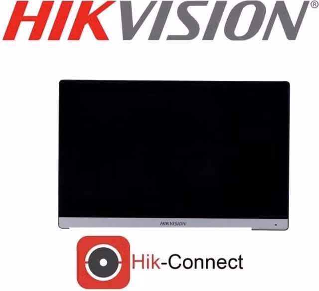 Monitor Display Touch Screen Hikvision per Video Intercom 7" POE DS-KH6350-WTE1