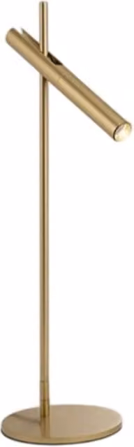 Sniper Perenz Lampada da Tavolo in Metallo Oro, LED Dimmerabile con Testina Orientabile, H: 57 cm