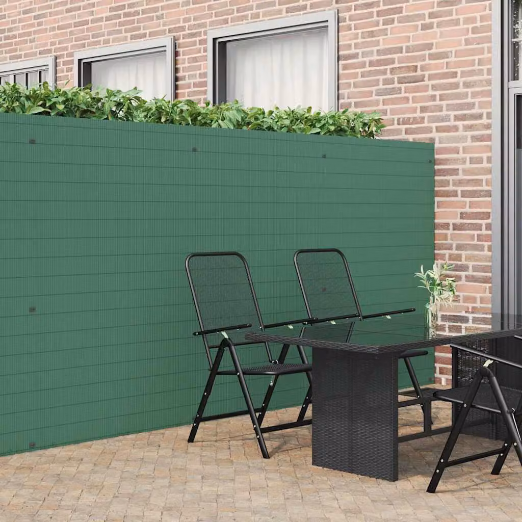 Maison Exclusive - Recinzione da giardino bifacciale verde 1,8x3 m in PVC