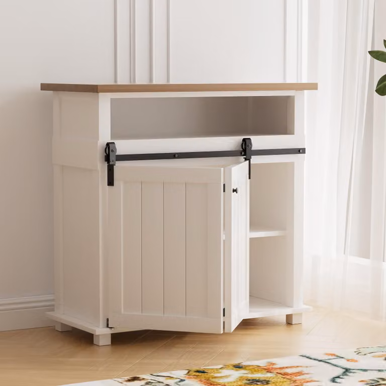 Omgoods - Kit hardware per porte a libro, modello "Barn Door", dimensioni 76 cm