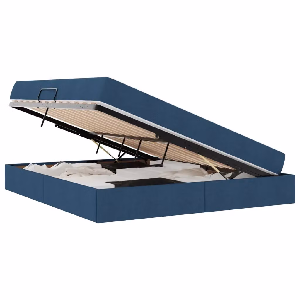 Letto con contenitore e materasso vidaXL Blu L: 160 cm, P: 200 cm, H: 280 cm – 2