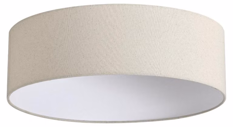 Paralume Cilindro Collezione SET Beige Diametro 45 Cm Altezza 14 Cm Ideal Lux