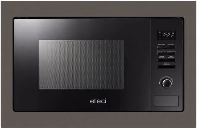 Forno Microonde da incasso elleci Plano MW Keratek Plus 93 Grigio Dove Grey FKSP28193WS