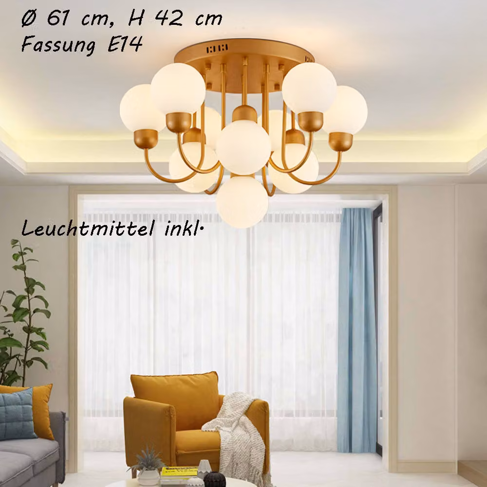 Plafoniera XW818-10 Presa E14 Lampada da soffitto Nuovo lampadario Plafoniera a sospensione