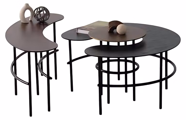 Tischset Couchtisch Satztisch 3tlg Wohnzimmer Sofa Couchtische