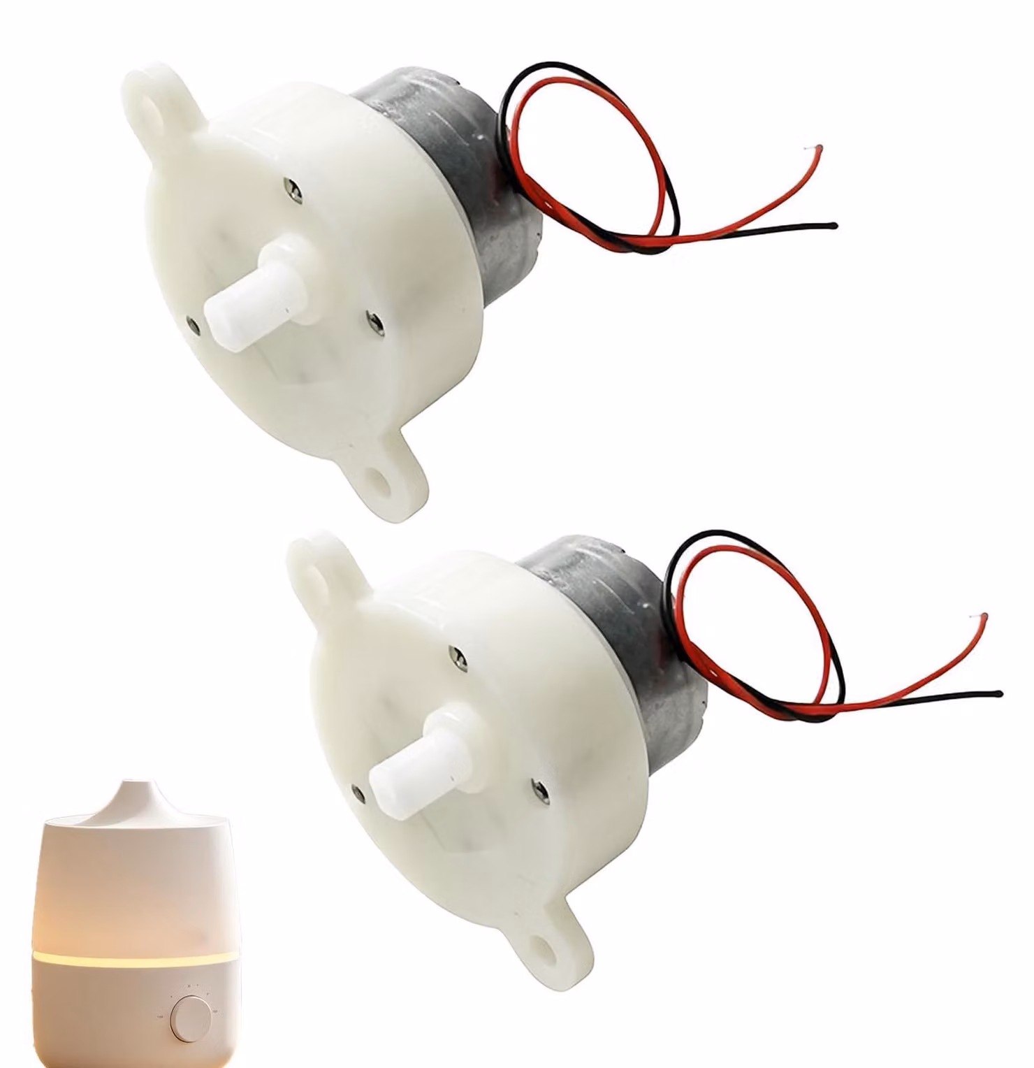Motore a corrente continua a ingranaggi miniaturizzato, 6 V, in plastica, bassa velocità, alto coppia