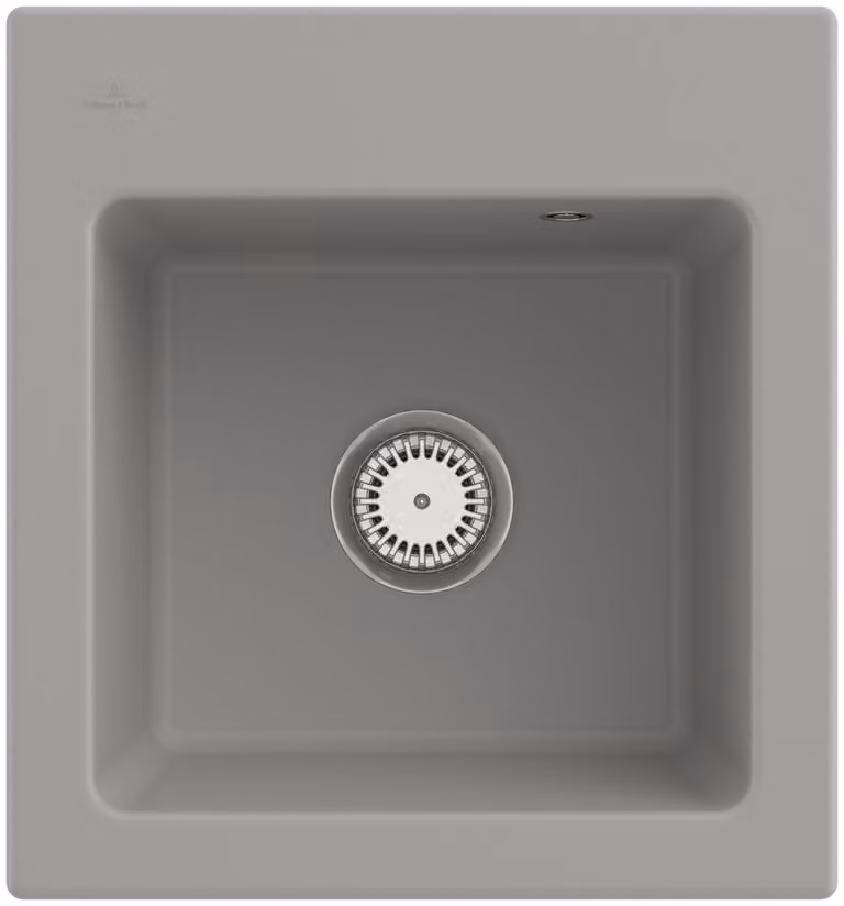 Lavello da cucina Villeroy&Boch, lavello da cucina Subway 45 XS Fossil 475x510mm, larghezza base 45cm
