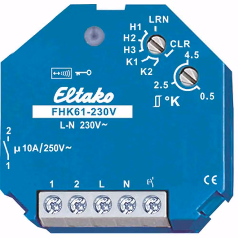 ELTAKO FHK61-230V Funkaktor Heiz-Kuehl-Relais (30100045)