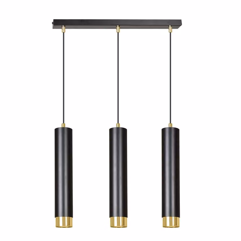 Lampadario Emibig 3xGU10 30W KIBO 3 BL/GOLD 644/3