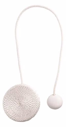 Calamita Corda Sfere Bianco (Lung 20 cm)