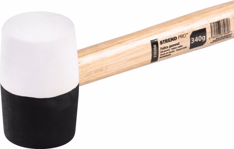 Martello Strend Pro HM232, 340 g, 290 mm, in gomma, testa bicolore, manico in legno