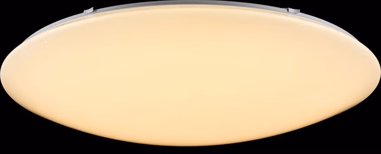 Plafoniera LED bianca, dimmerabile, telecomando, D 77 cm