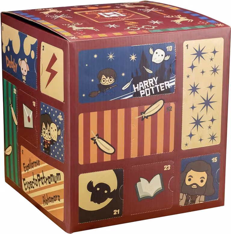 Calendario dell'Avvento con figure di Harry Potter