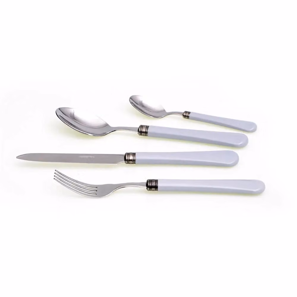 Set di posate Rivadossi Sandro Giulietta in acciaio inox rivestito grigio, 24 pezzi – 2