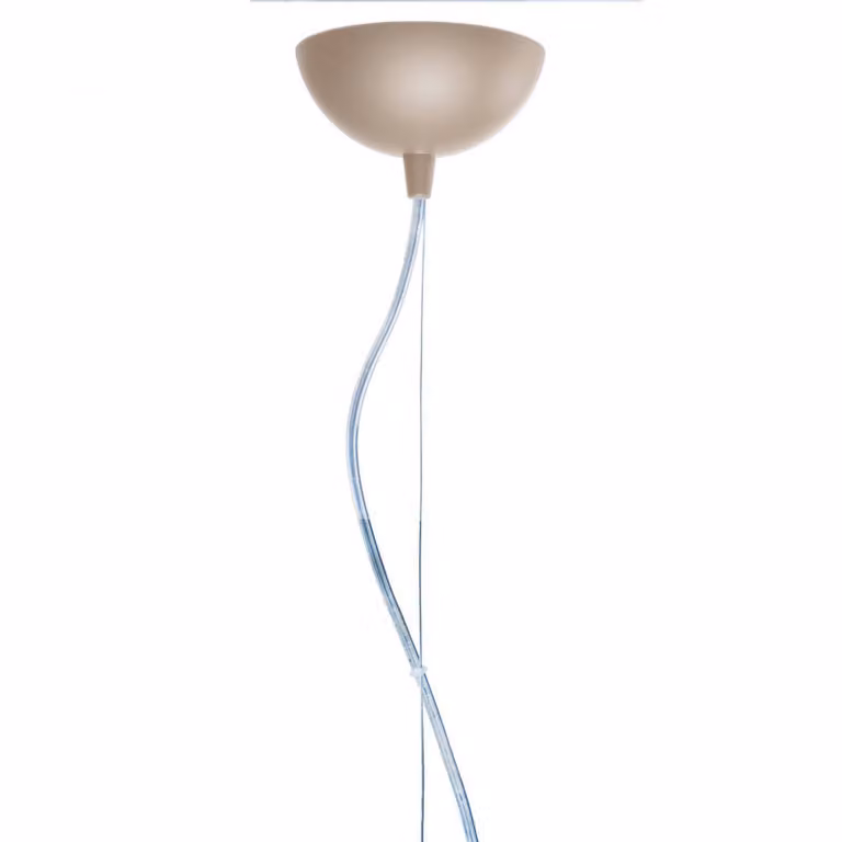 Kartell Lampada a sospensione Kabuki, Alluminio / Grigio / Zincato, Soggiorno / Sala da pranzo, Plastica, Design, Lampada a sospensione