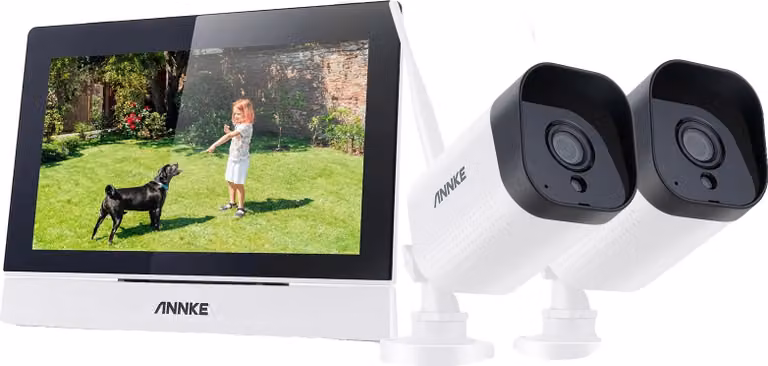 Sistema TVCC wireless, touchscreen da 7 pollici, audio bidirezionale, fotocamera da 3MP 2PCS 64G