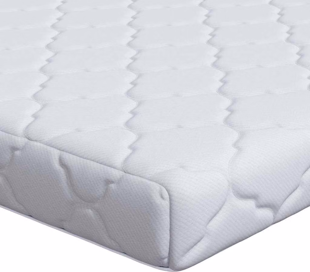 Materasso Bianco 80 x 200 cm Tessuto Jacquard