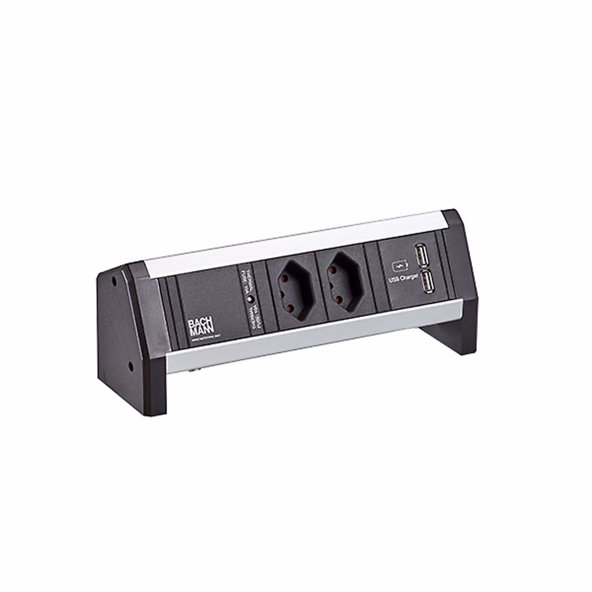 BACHMANN DESK 2xCH Caricatore USB, GST18 Svizzera