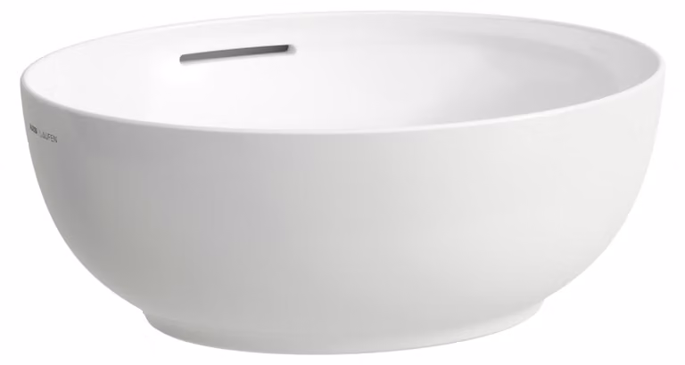 LAUFEN Il Bagno Alessi Vasque, avec trop-plein, 45x40cm, bonde clic-clac incluse, H8189764001091, H8189764001091