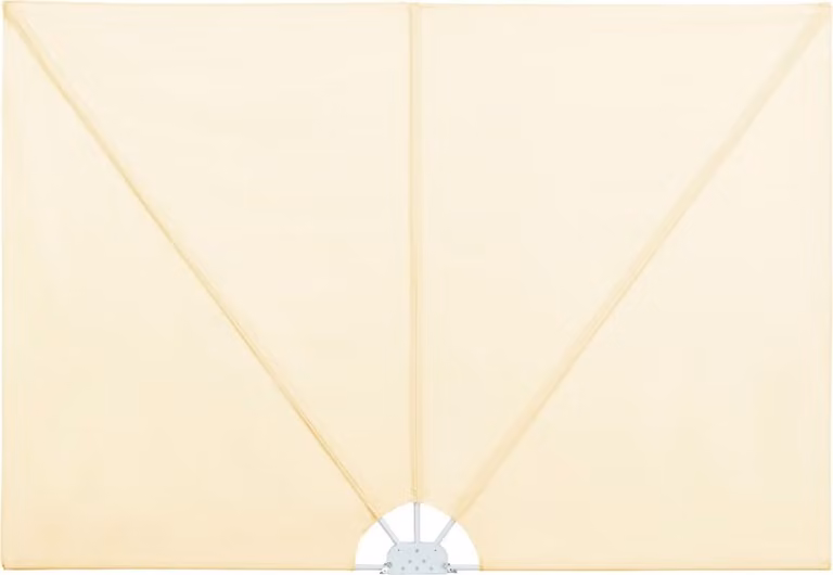 Tenda Laterale per Terrazza Pieghevole Crema 300x150 cm