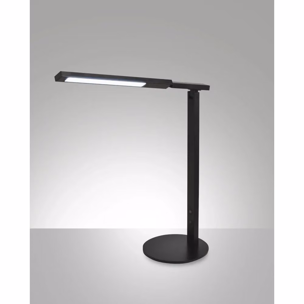 Lampada da tavolo Ideal Fabas Luce nera con LED Touch integrato 10W dimmerabile CCT – 2