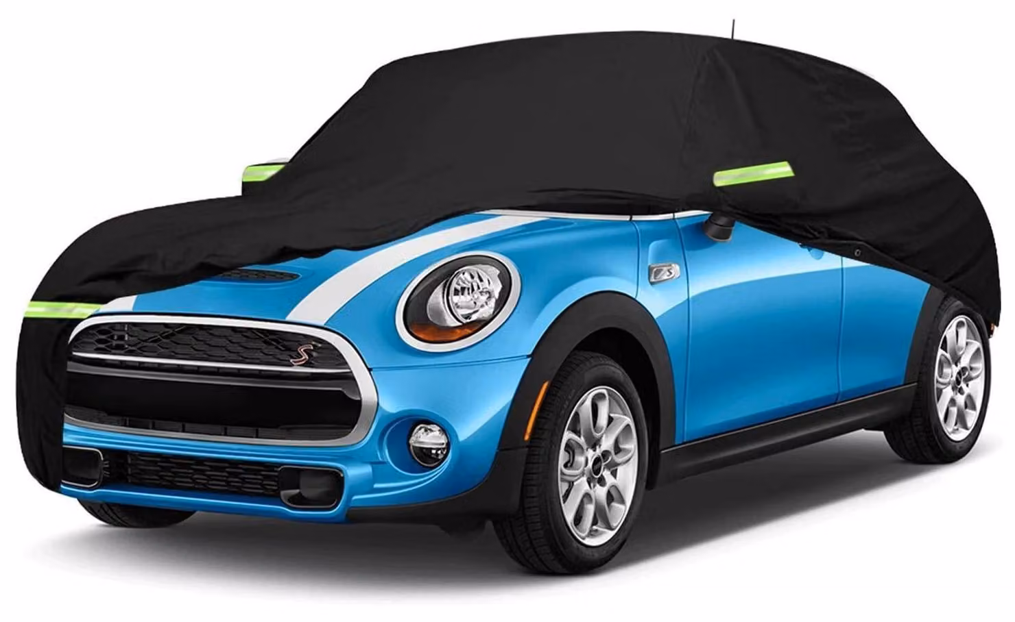 Copertura per auto, adatta a Mini Cooper 3 porte, dal 2000 al 2022, resistente agli agenti atmosferici, impermeabile, resistente ai raggi UV, colore nero