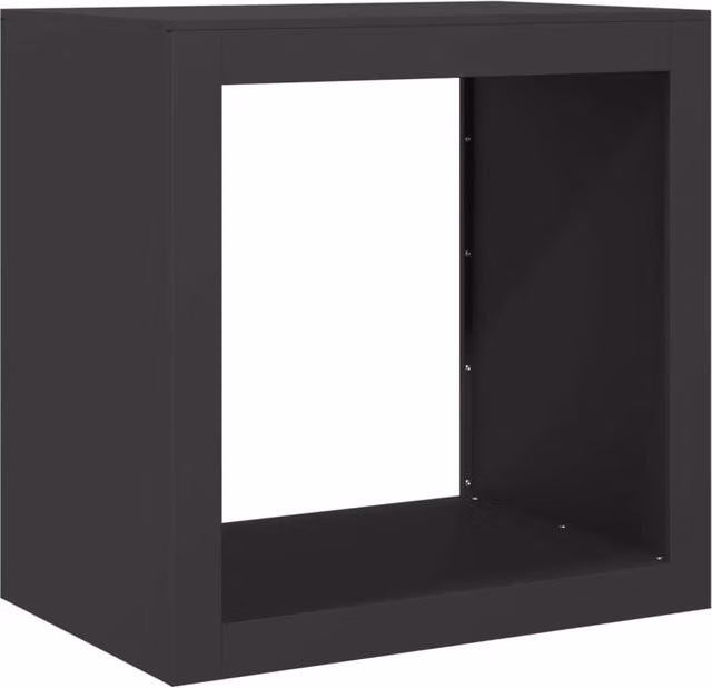 Portalegna 60 x 40 x 60 cm acciaio nero 02_0043727