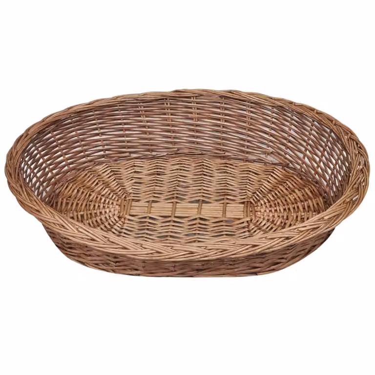 Cesto per Cani/Lettino in Vimini Naturale 90 cm