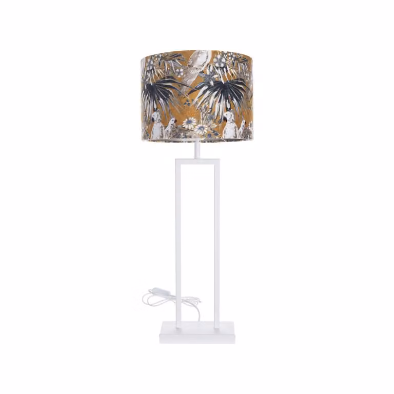 Lampada da tavolo White Parot 78cm
