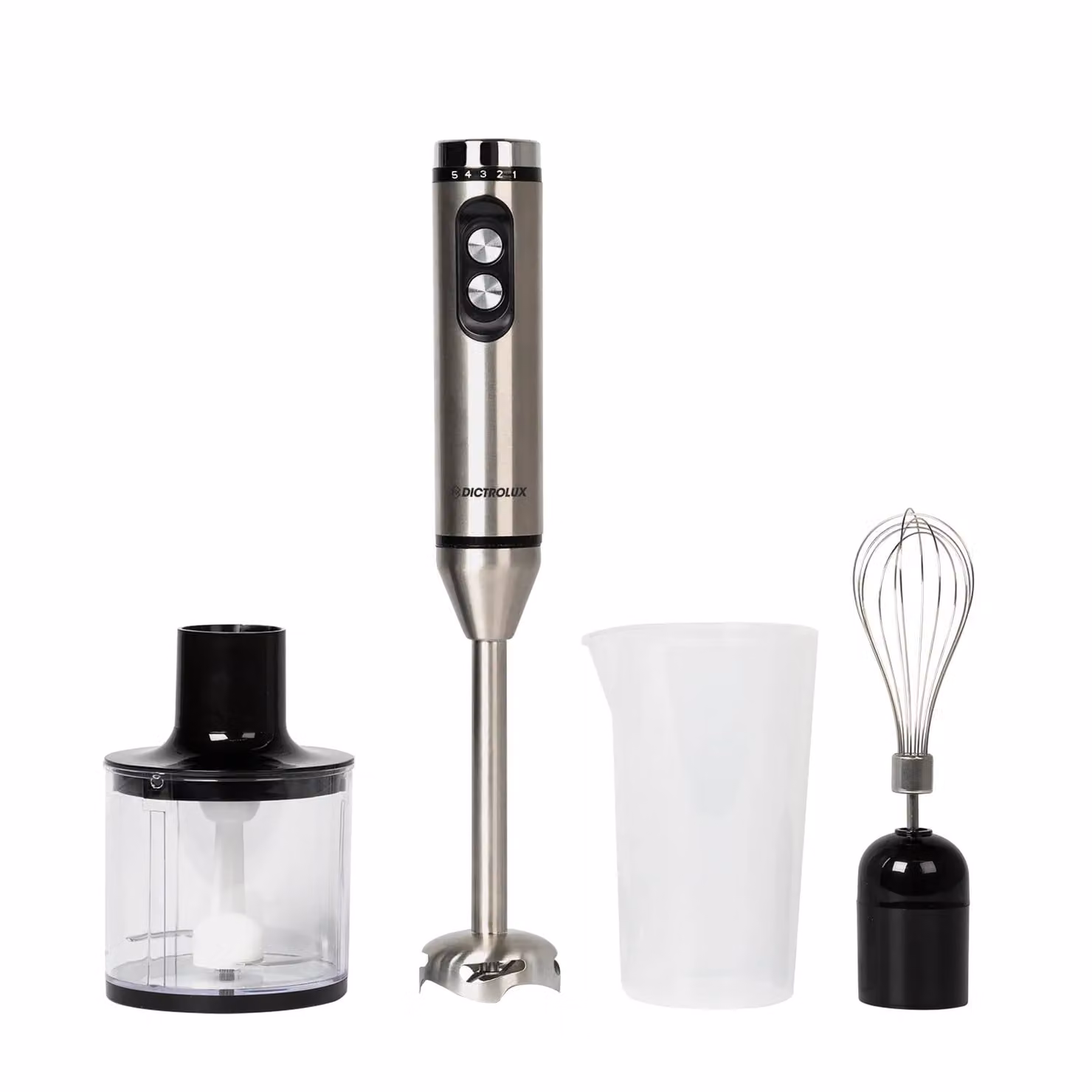 Dictrolux Multirobot da cucina Blend & Mix 400 Watt in argento con acciaio inossidabile e plastica – 1