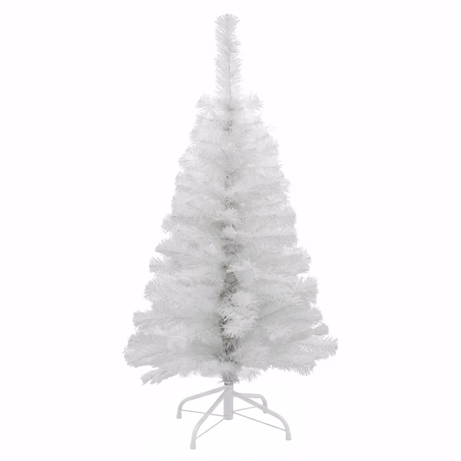3.09 Albero di Natale artificiale BIANCO - 90 cm
