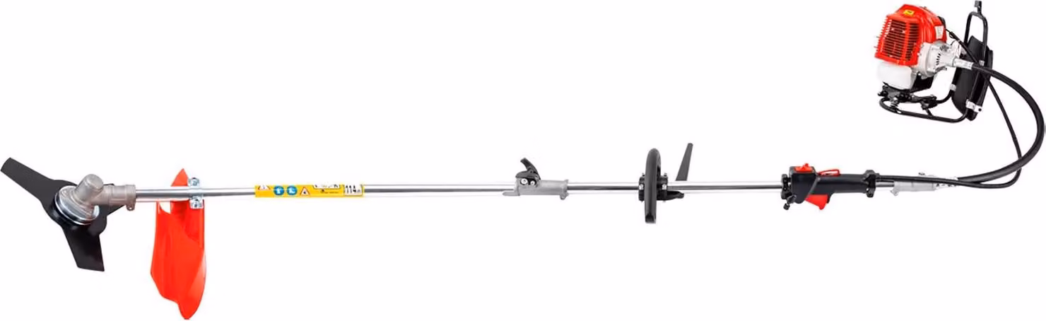 Tagliasiepi a scoppio - 52cc 2 tempi - Telescopico 2,7 m - Lama 40 cm - Per giardino - Rosso