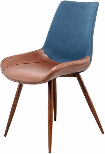 Set di 2 sedie da pranzo Evergreen in ecopelle e legno