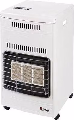 Stufa Gas GPL Infrarossi Euro 90 Sicar Bianco Watt 4200 cm 42X45 H.cm 77,5
