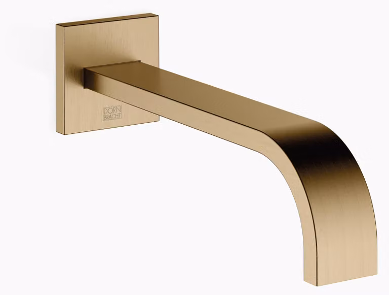 Dornbracht MEM Bec déverseur pour baignoire, montage mural, portée 220mm, 13801782-39, 13801782-39