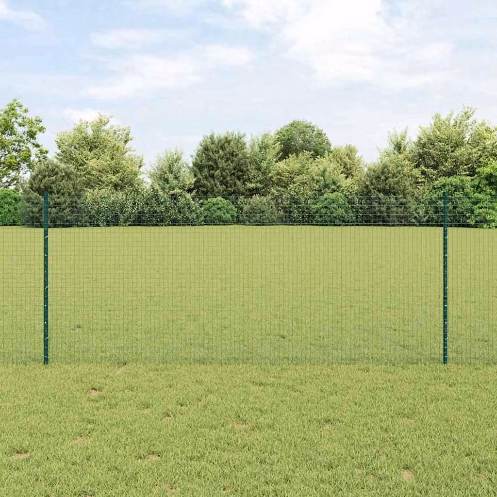 Maison Exclusive - Recinzione con Posto Verde 1 x 10 m Acciaio